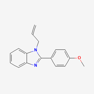 molecular formula C17H16N2O B5664699 1-allyl-2-(4-methoxyphenyl)-1H-benzimidazole 