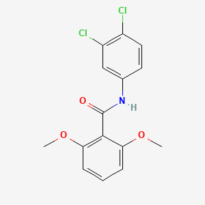 molecular formula C15H13Cl2NO3 B5664743 N-(3,4-dichlorophenyl)-2,6-dimethoxybenzamide 