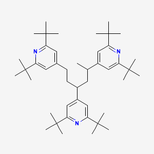 molecular formula C45H71N3 B566482 2,6-二叔丁基吡啶，聚合物结合 CAS No. 107054-29-5