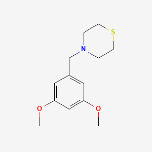 molecular formula C13H19NO2S B5664896 4-(3,5-dimethoxybenzyl)thiomorpholine 