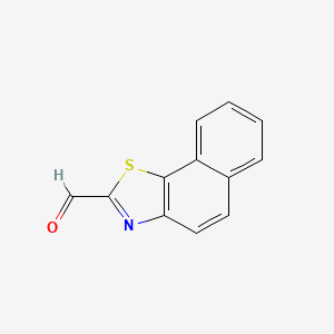 molecular formula C12H7NOS B566494 Naphtho[2,1-D][1,3]thiazole-2-carbaldehyde CAS No. 109440-72-4