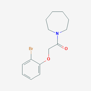 molecular formula C14H18BrNO2 B5664978 1-[(2-bromophenoxy)acetyl]azepane 