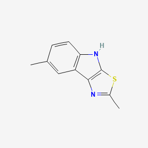 2,7-dimethyl-4H-[1,3]thiazolo[5,4-b]indole