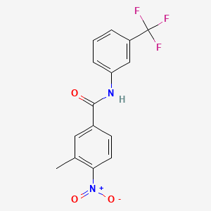 3-methyl-4-nitro-N-[3-(trifluoromethyl)phenyl]benzamide