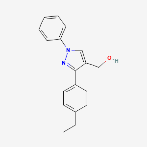 [3-(4-ethylphenyl)-1-phenyl-1H-pyrazol-4-yl]methanol