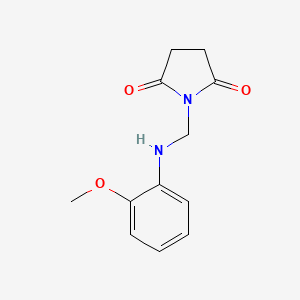 1-{[(2-methoxyphenyl)amino]methyl}-2,5-pyrrolidinedione