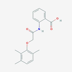 2-{[(2,3,6-trimethylphenoxy)acetyl]amino}benzoic acid