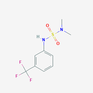 molecular formula C9H11F3N2O2S B5665246 N,N-dimethyl-N'-[3-(trifluoromethyl)phenyl]sulfamide 