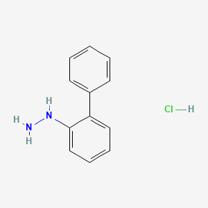 molecular formula C12H13ClN2 B566551 联苯-2-基肼盐酸盐 CAS No. 109221-95-6