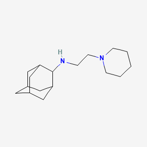 molecular formula C17H30N2 B5665617 2-adamantyl[2-(1-piperidinyl)ethyl]amine 