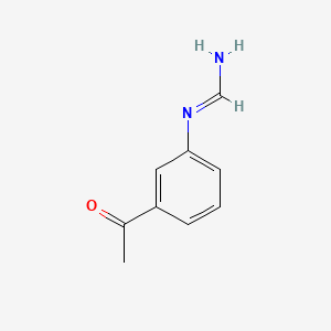 molecular formula C9H10N2O B566568 N-(3-Acetylphenyl)imidoformamide CAS No. 109919-98-4