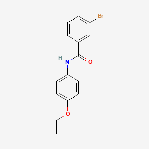 molecular formula C15H14BrNO2 B5665695 3-bromo-N-(4-ethoxyphenyl)benzamide 