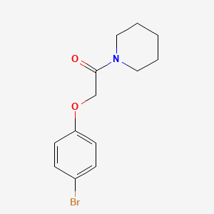 molecular formula C13H16BrNO2 B5665833 1-[(4-bromophenoxy)acetyl]piperidine 