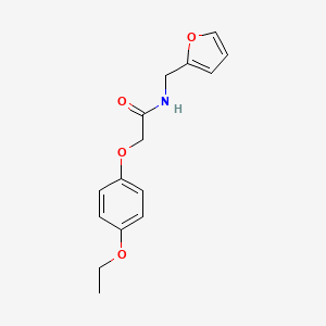 molecular formula C15H17NO4 B5665882 2-(4-ethoxyphenoxy)-N-(2-furylmethyl)acetamide 