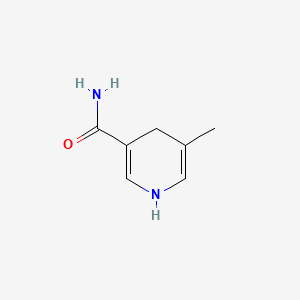 molecular formula C7H10N2O B566593 5-Methyl-1,4-dihydropyridine-3-carboxamide CAS No. 102273-36-9