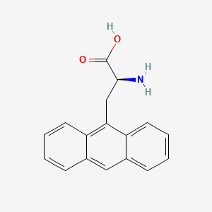 molecular formula C17H15NO2 B566600 3-(9-蒽基)-L-丙氨酸 CAS No. 100896-08-0