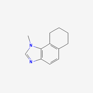 molecular formula C12H14N2 B566608 1-Methyl-6,7,8,9-tetrahydro-1H-naphtho[1,2-d]imidazole CAS No. 108629-36-3