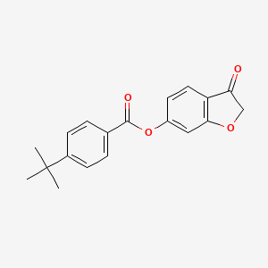 3-oxo-2,3-dihydro-1-benzofuran-6-yl 4-tert-butylbenzoate