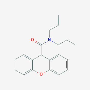 molecular formula C20H23NO2 B5666297 N,N-dipropyl-9H-xanthene-9-carboxamide 
