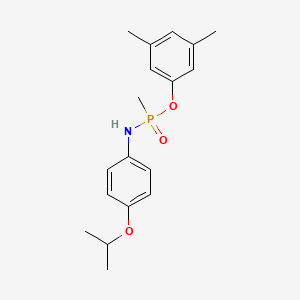 molecular formula C18H24NO3P B5666509 3,5-dimethylphenyl N-(4-isopropoxyphenyl)-P-methylphosphonamidoate 