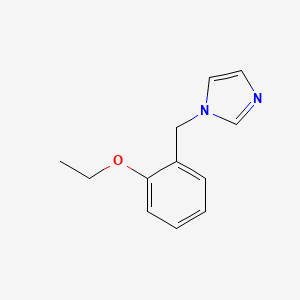 molecular formula C12H14N2O B566654 1-(2-Ethoxybenzyl)-1H-imidazole CAS No. 102993-76-0