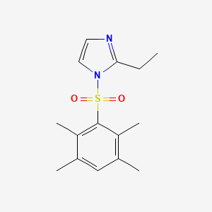 molecular formula C15H20N2O2S B5666580 2-ethyl-1-[(2,3,5,6-tetramethylphenyl)sulfonyl]-1H-imidazole 