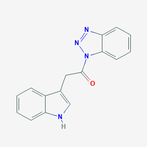 B056666 1-[(1H-Indole-3-yl)acetyl]-1H-benzotriazole CAS No. 1080025-88-2