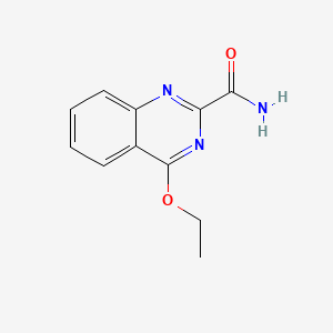 molecular formula C11H11N3O2 B566660 4-Ethoxyquinazoline-2-carboxamide CAS No. 103646-53-3