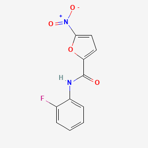 molecular formula C11H7FN2O4 B5666836 N-(2-fluorophenyl)-5-nitro-2-furamide 