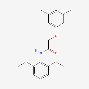 molecular formula C20H25NO2 B5666853 N-(2,6-diethylphenyl)-2-(3,5-dimethylphenoxy)acetamide 