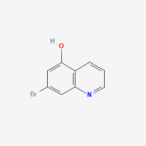 molecular formula C9H6BrNO B566692 7-Bromoquinolin-5-ol CAS No. 1261677-80-8
