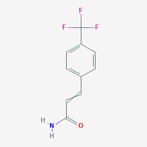 molecular formula C10H8F3NO B056670 4-(三氟甲基)肉桂酰胺 CAS No. 115093-99-7