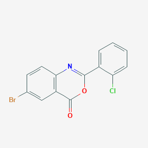 6-bromo-2-(2-chlorophenyl)-4H-3,1-benzoxazin-4-one