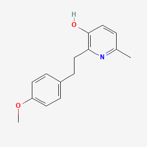 2-[2-(4-methoxyphenyl)ethyl]-6-methyl-3-pyridinol