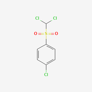 molecular formula C7H5Cl3O2S B5667164 1-chloro-4-[(dichloromethyl)sulfonyl]benzene 