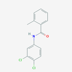 molecular formula C14H11Cl2NO B5667183 N-(3,4-dichlorophenyl)-2-methylbenzamide CAS No. 71267-58-8