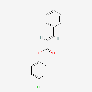 molecular formula C15H11ClO2 B5667423 4-chlorophenyl 3-phenylacrylate 