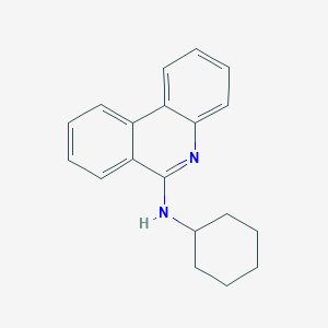 molecular formula C19H20N2 B5667438 N-cyclohexyl-6-phenanthridinamine 