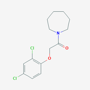 molecular formula C14H17Cl2NO2 B5667447 1-[(2,4-dichlorophenoxy)acetyl]azepane 