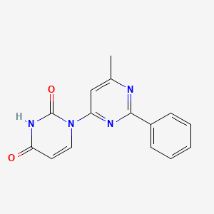 molecular formula C15H12N4O2 B5667513 6'-methyl-2'-phenyl-2H-1,4'-bipyrimidine-2,4(3H)-dione 