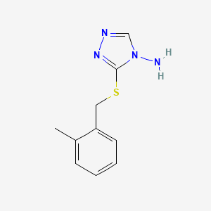 3-[(2-methylbenzyl)thio]-4H-1,2,4-triazol-4-amine