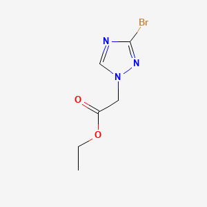 Ethyl 2-(3-bromo-1H-1,2,4-triazol-1-yl)acetate