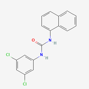 molecular formula C17H12Cl2N2O B5667766 N-(3,5-dichlorophenyl)-N'-1-naphthylurea 
