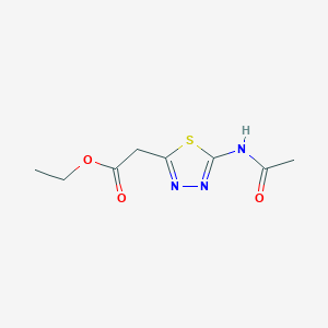 ethyl [5-(acetylamino)-1,3,4-thiadiazol-2-yl]acetate