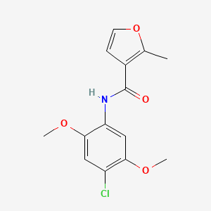 N-(4-chloro-2,5-dimethoxyphenyl)-2-methyl-3-furamide