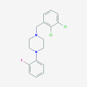 molecular formula C17H17Cl2FN2 B5667849 1-(2,3-dichlorobenzyl)-4-(2-fluorophenyl)piperazine 