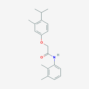 molecular formula C20H25NO2 B5668202 N-(2,3-dimethylphenyl)-2-(4-isopropyl-3-methylphenoxy)acetamide 