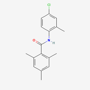 molecular formula C17H18ClNO B5668222 N-(4-chloro-2-methylphenyl)-2,4,6-trimethylbenzamide CAS No. 449155-89-9