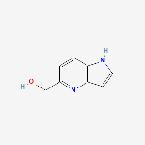 molecular formula C8H8N2O B566846 (1H-吡咯并[3,2-b]吡啶-5-基)甲醇 CAS No. 1346569-67-2