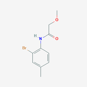 molecular formula C10H12BrNO2 B5668472 N-(2-bromo-4-methylphenyl)-2-methoxyacetamide 